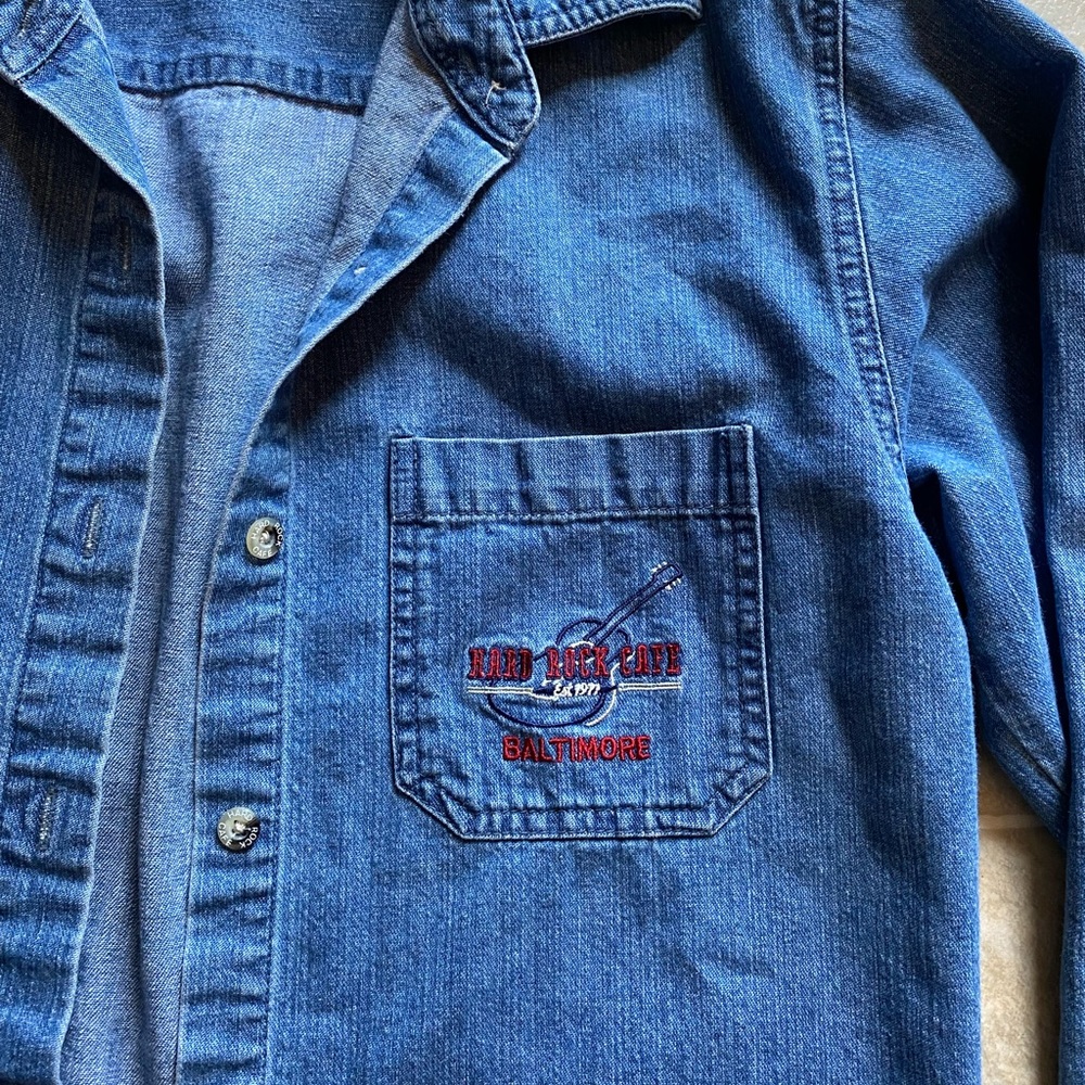 Hard Rock Cafe Denim Shirt